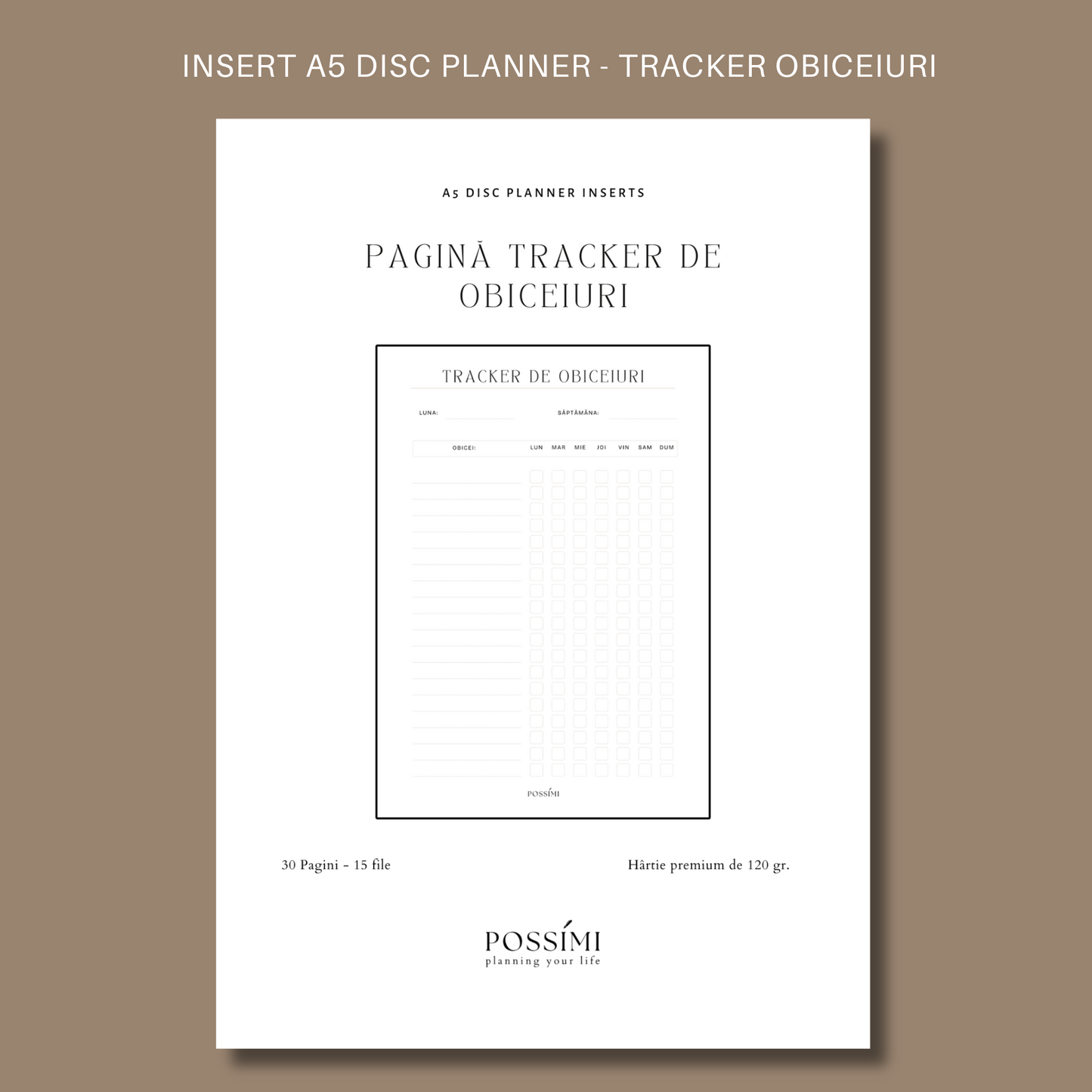 INSERT TRACKER OBICEIURI