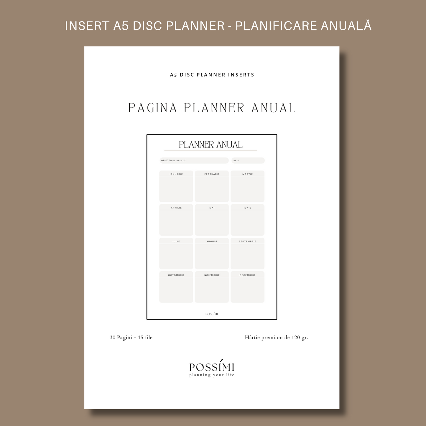 INSERT PLANIFICARE ANUALĂ