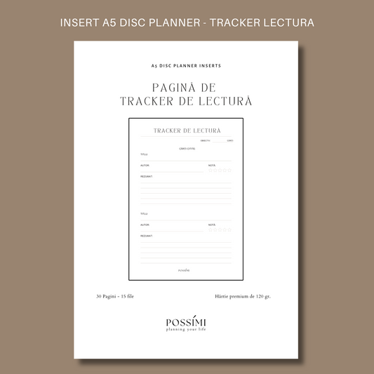 INSERT TRACKER DE LECTURĂ